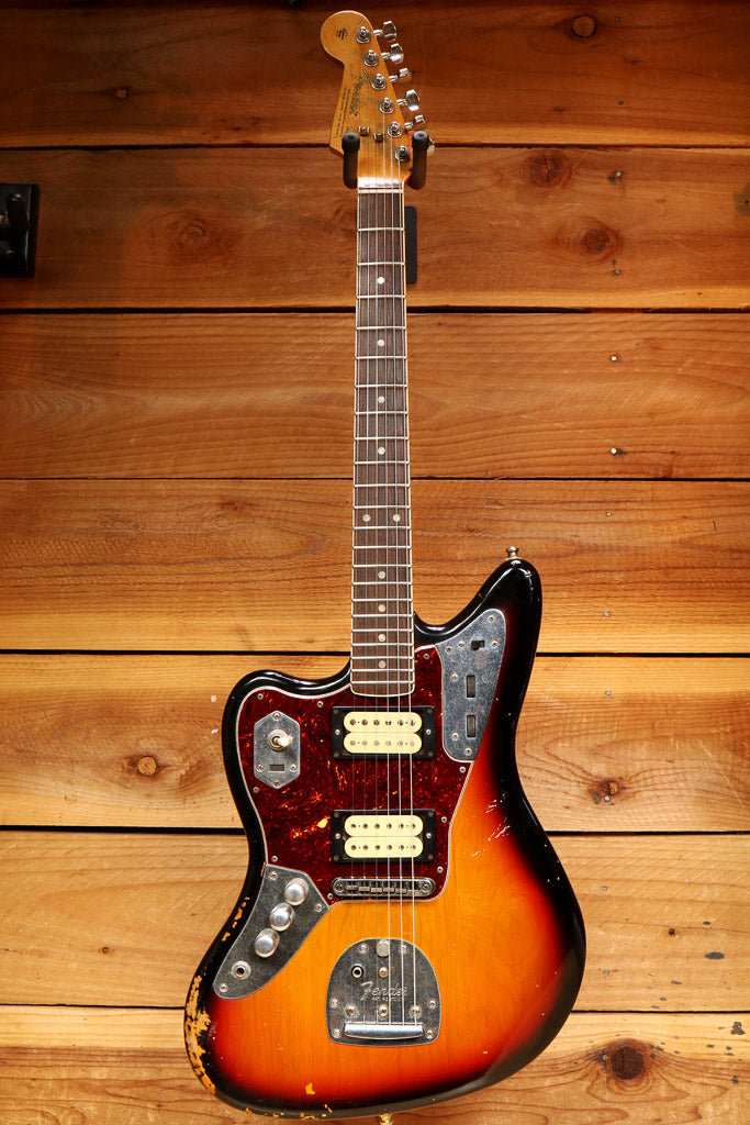 Fender Kurt Cobain Jaguar ROAD WORN Left Handed Nice Lefty! LH 25671
