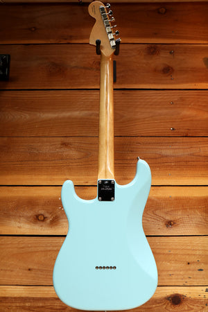 Fender Early 2001 Tom Delonge Daphne Blue Stratocaster +Bag Strat 55848