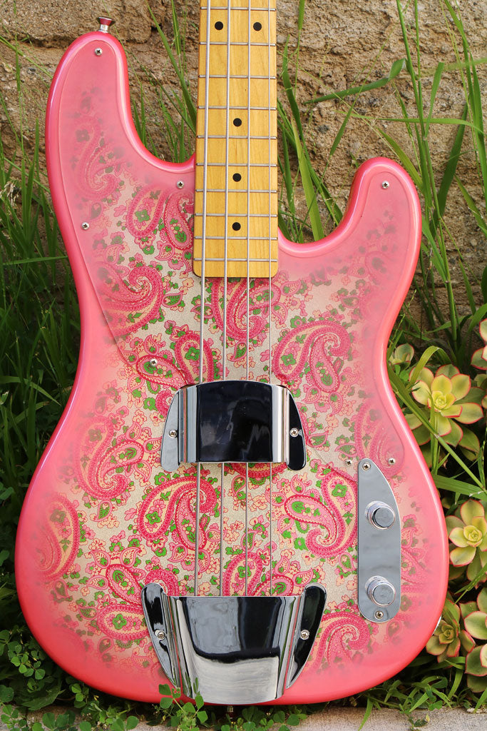 Fender ’54 Pink Paisley Precision Bass 1999 Japan Reissue P +OHSC OPB-54 94440