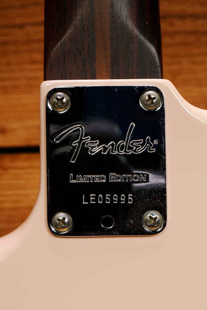 Fender Ltd Ed American Professional Jazzmaster Rosewood Neck + Case Pink 05995