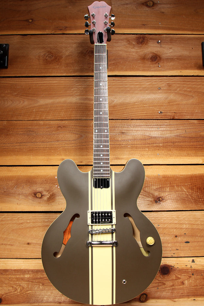 Epiphone Tom Delonge ES-333 Semi-Hollow Body Guitar Nice! + Hard Case 00868
