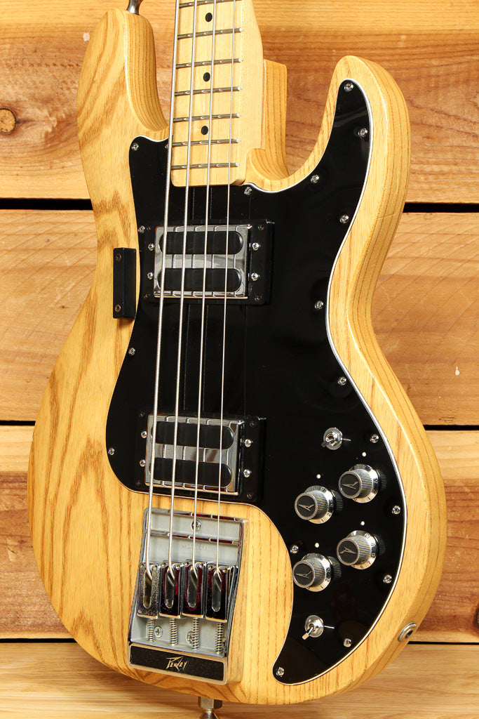 1979 PEAVEY T-40 Vintage Bass Natural 2nd Production Year USA Toaster PUs 77914