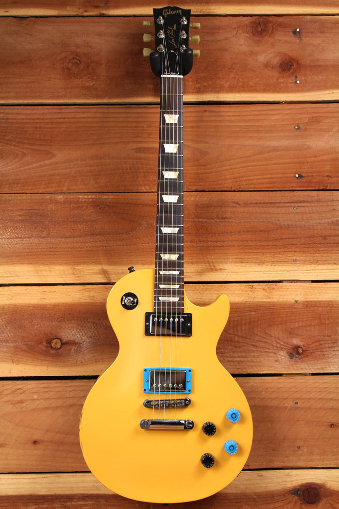 GIBSON LES PAUL STUDIO Rare Road Worn Relic Satin TV Yellow USA Americ
