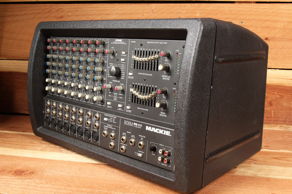 MACKIE 808M STEREO 1200W Powered PA Mixer Board Very Clean! 808 M 0