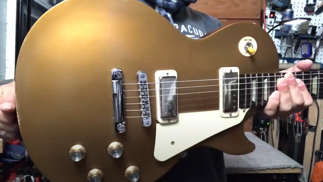Gibson Les Paul 70s Tribute Goldtop w/ Mini-Humbuckers! - Setup