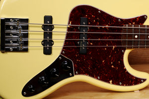 Fender 2008 Deluxe Active Jazz Bass Noiseless PU Vintage White 98860