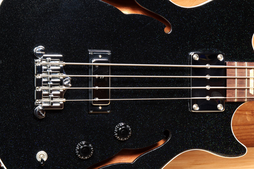 Gibson 2014 Midtown Signature Bass Graphite Sparkle Semi-Hollow Body 09544