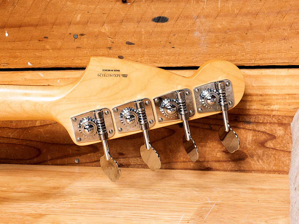 Fender 2019 Player Mustang Bass PJ Firemist Gold Clean! + Upgrades! 73129