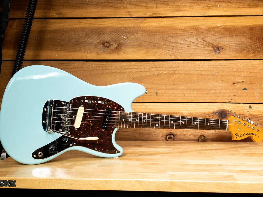 Fender MG-65 Mustang Daphne Blue Crafted in Japan CIJ MIJ Duncan Upgrade! 35044