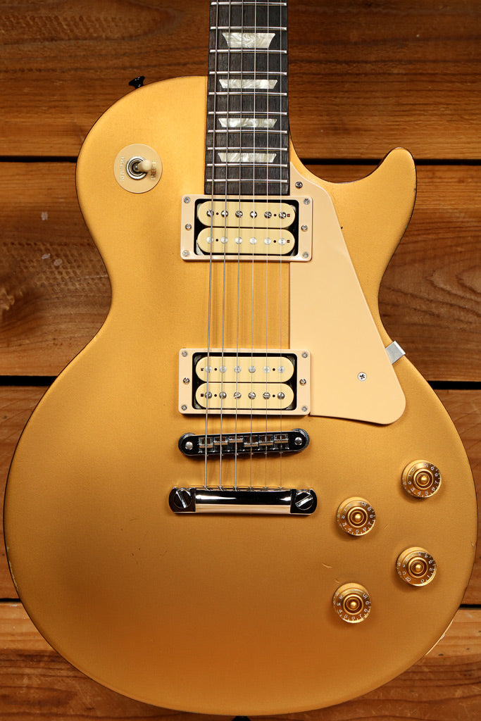 Gibson Les Paul LPJ Goldtop w/ Dimarzio PAF 59 Upgraded PUs FREE Ship! 30618
