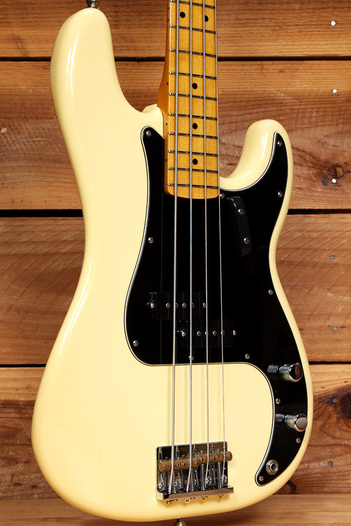 Fender Squier Matt Freeman Signature Precision P-Bass Vintage White 07376