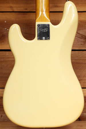 Fender Squier Matt Freeman Signature Precision P-Bass Vintage White 07376