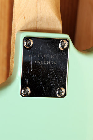 Fender 2002 Squier Tom Delonge Stratocaster Surf Green Strat Nice Cond! 17342