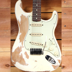 Fender HEAVY Relic CLASSIC SERIES 60s STRATOCASTER Road Worn White Strat 06667