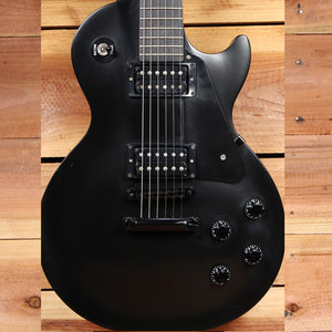 GIBSON 2002 LES PAUL GOTHIC MORTE BLACK OUT Satin Ebony STEALTH FREE Ship! 42523