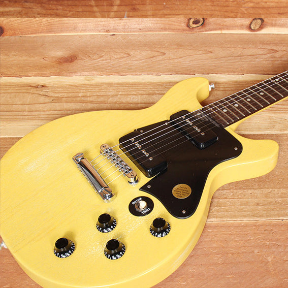 GIBSON LES PAUL Junior SPECIAL Double Cutaway Cut TV Yellow Faded