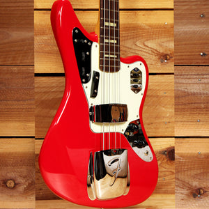 Fender JAB J-Craft Active Jaguar Bass MIJ Ashtrays Hot Rod Red 2006 + Case 94520