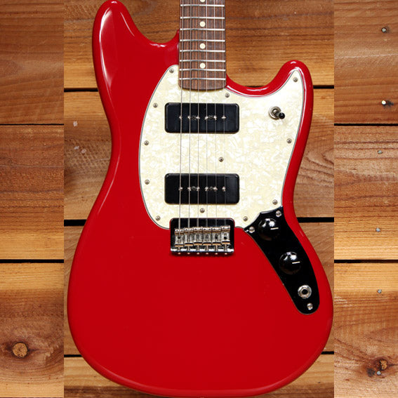 Fender 2016 Offset Series Mustang 90 Torino Red Short Scale p90 Mint! 71529