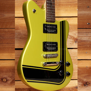 FENDER TORONADO GT HH rare Big Block Racing Stripe Olive Guitar Clean! 49601