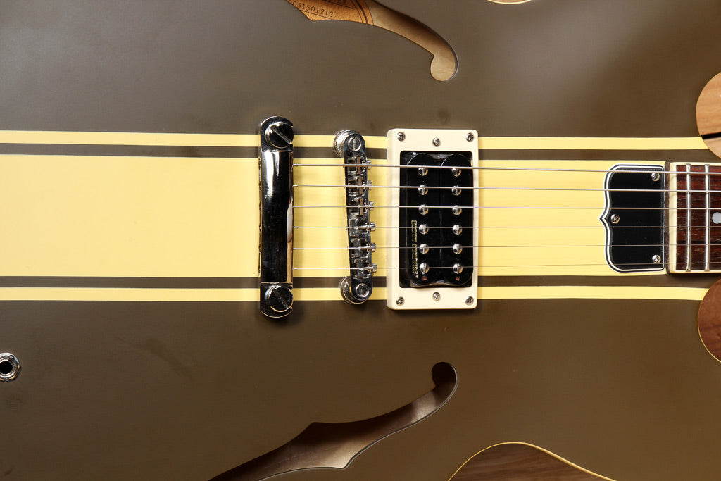 EPIPHONE TOM DELONGE ES-333 Semi-Hollow Body Guitar GT Stripe NICE!! 01212