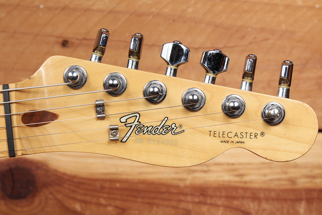 FENDER 1984 TELECASTER MIJ RARE Toploader! Black Tele Relic Made in Ja ...