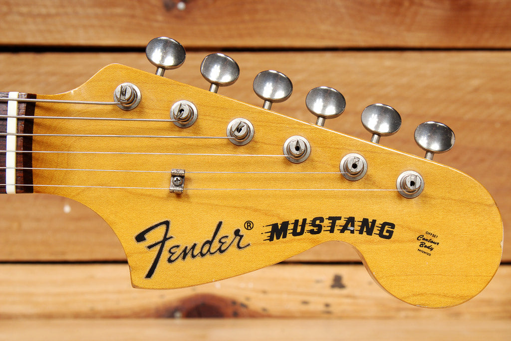 Fender MG-69 MIJ Mustang Reissue Daphne Blue Nice 1995 Japan