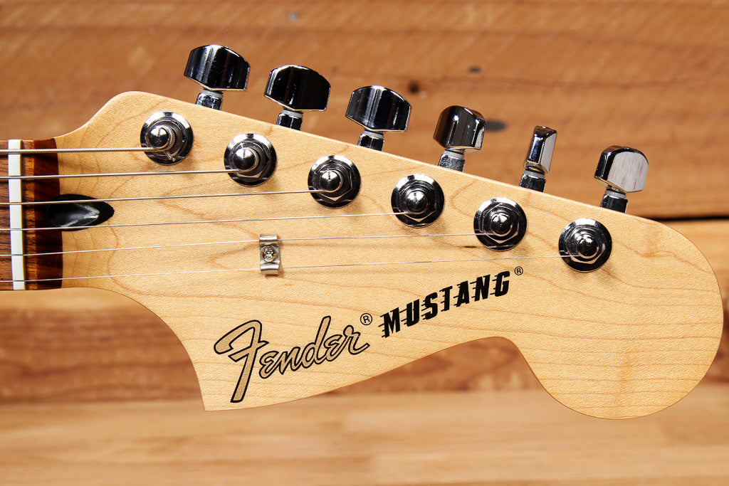 Fender 2021 Offset Series Mustang 90 Burgandy Mist Metallic p90 Mint! 15773