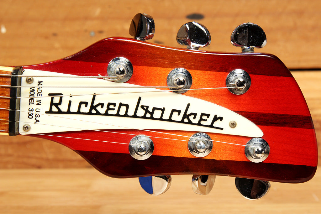 1981 Vintage Rickenbacker 360 Fireglo 6-String + OHSC Clean Condition e1637