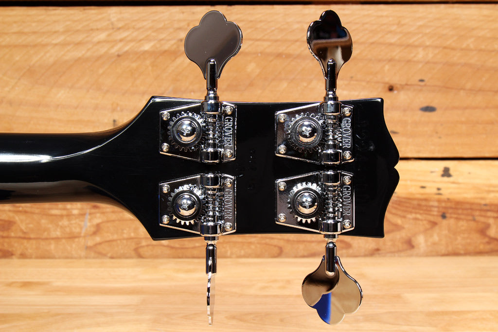 Gibson 2019 SG Standard Bass + OHSC Black/Black Short Scale 4-STRING 8 Pound Axe 90008