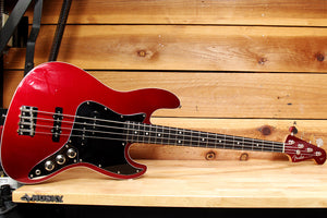 Fender Aerodyne J Jazz Bass Candy Apple Red MIJ w/ Matching Headstock 58941
