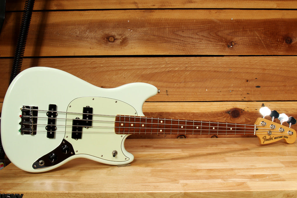 Fender 2017 Mustang Bass Short Scale PJ Offset Series Sonic Blue 19719