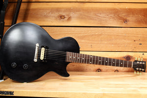 Gibson 2016 Les Paul CM Black Satin Ebony Guitar ’61 Zebra HB Clean! 32227