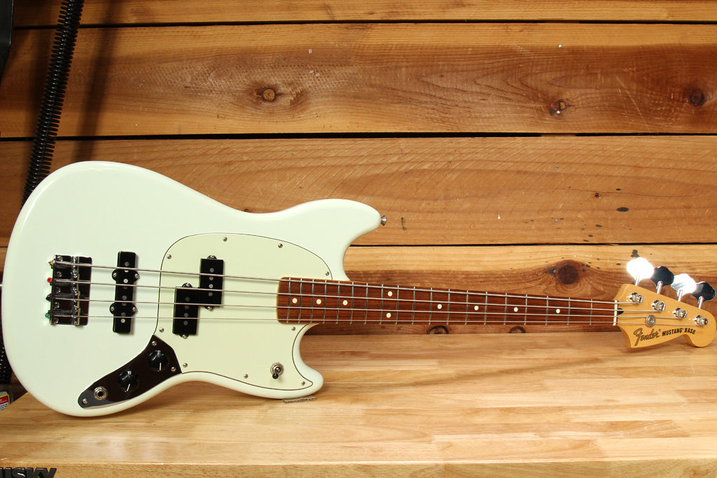 Fender 2016 Mustang Bass Short Scale PJ Offset Series Sonic Blue 75985