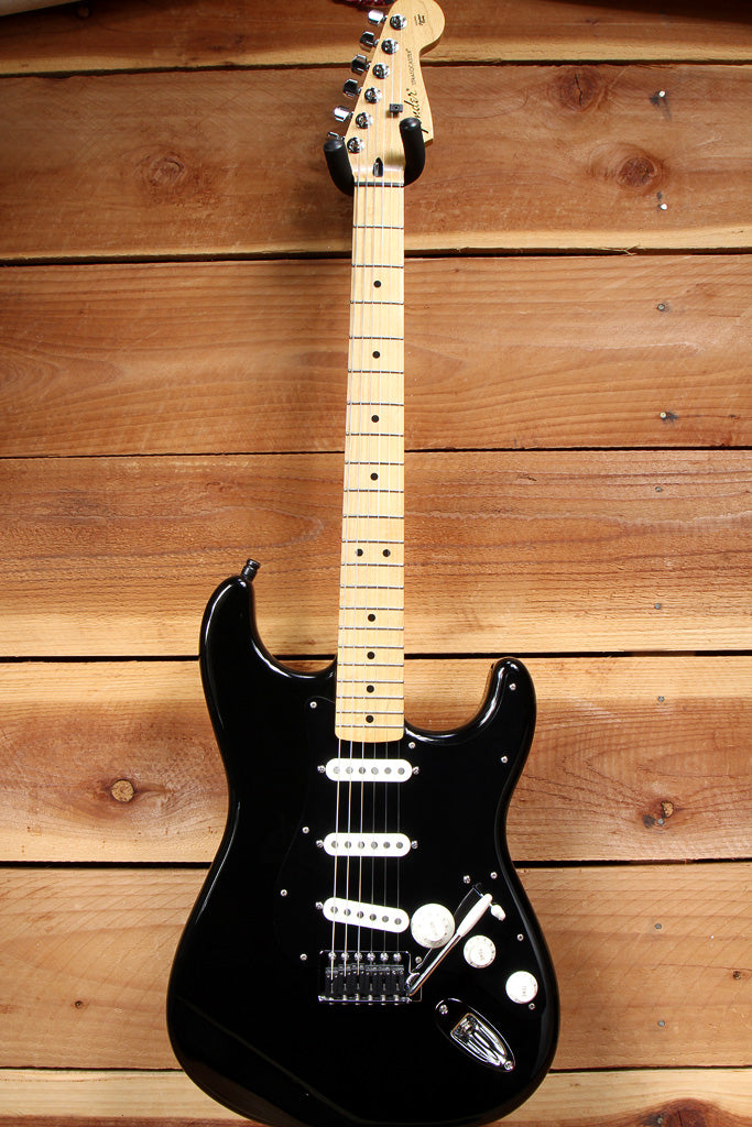 FENDER DAVID GILMOUR Black Strat Tricked Out MIM Stratocaster Very Nice! 16701
