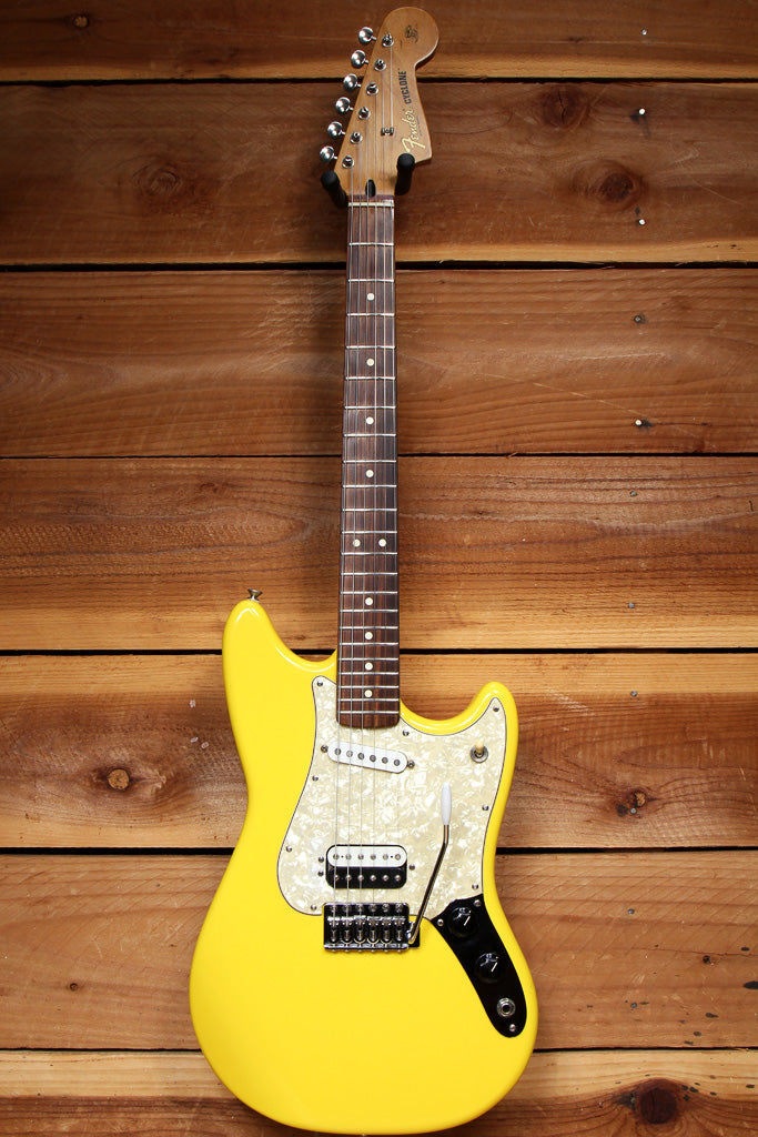 FENDER CYCLONE MIM Graffiti Yellow!! 2002 Atomic Humbucker PU Guitar 21099
