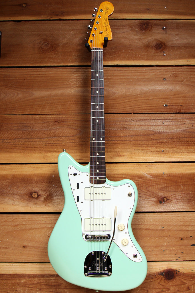 FENDER Classic Series 60s JAZZMASTER Lacquer 2015 Surf Green Clean! +Candy 97451