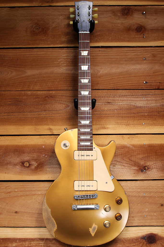GIBSON LES PAUL RELIC 60s Tribute GoldTop Custom Road Worn p90 Guitar 10602