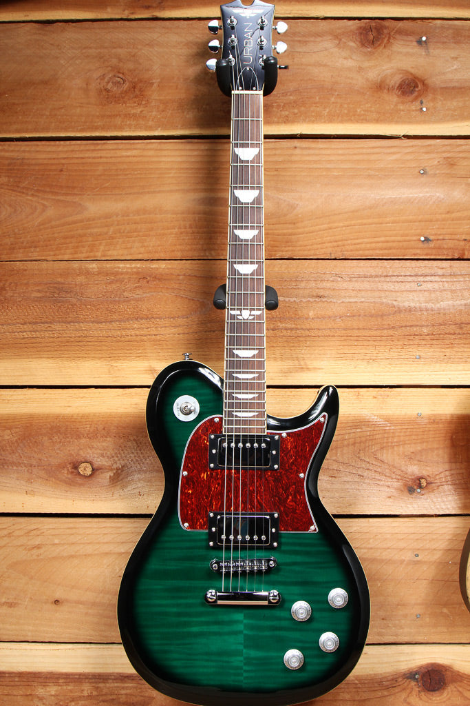 KEITH URBAN Emerald Electric Guitar Mint! + Original Bag Strap Parts