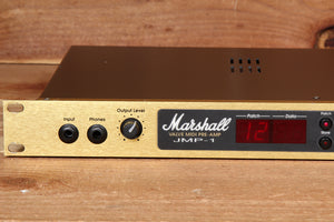 MARSHALL JMP-1 TUBE VALVE MIDI PREAMP + Manual JMP1 Pre-Amp Very Clean! 70719
