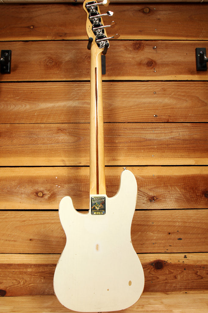 Fender Mike Dirnt Road Worn Precision Bass White Blonde P Upgrades 14972