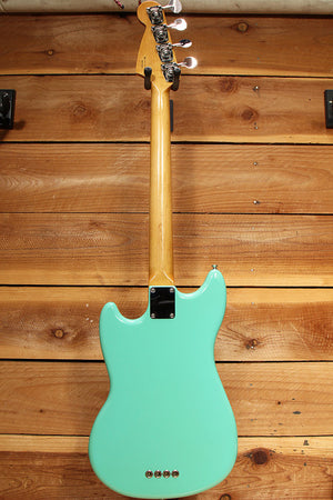 Fender Vintera 60s Mustang Bass Guitar 30" Short Scale Seafoam Green + Bag 13216