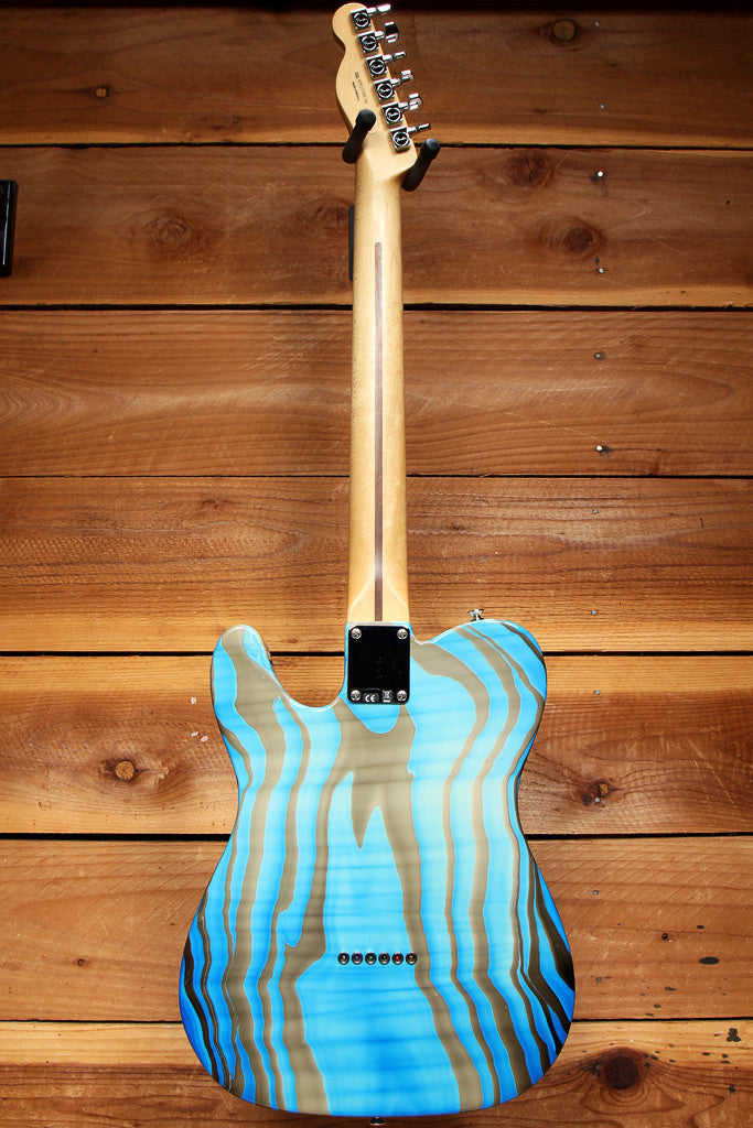 Fender 2013 Standard Telecaster Swirl Blue Marble Bowling Ball Tele Clean 88796