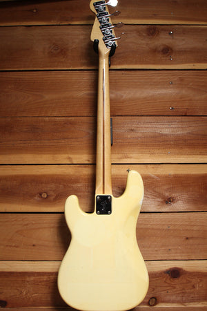 FENDER 1977 USA PRECISION BASS Killer P-Bass Vintage White Relic! 54055