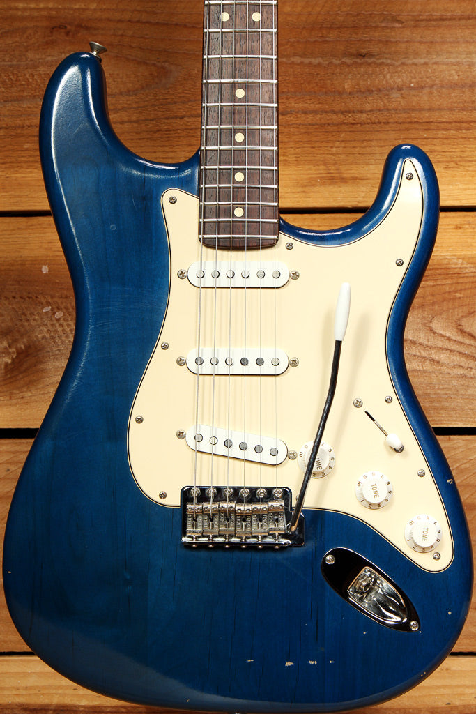 FENDER HIGHWAY ONE 1 Stratocaster 2003 USA Nitro American BLUE STRAT RELIC 16983