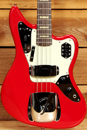 Fender JAB J-Craft Active Jaguar Bass MIJ Ashtrays Hot Rod Red 2006 + Case 94520