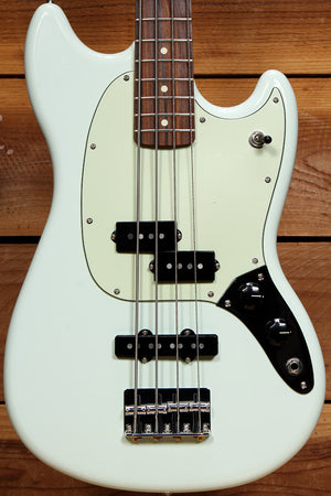 Fender 2018 Mustang Bass Short Scale PJ Offset Series Sonic Blue 35138