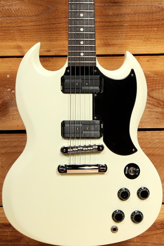 Gibson SG Special 60s Tribute Worn White Nitro Finish Custom PUs 11514