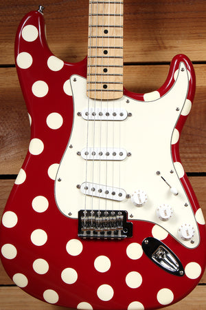 FENDER BUDDY GUY STRATOCASTER SUPER RARE Red Clean! Strat Plastic on Guard 02632