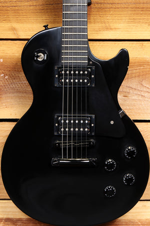 GIBSON 2000 LES PAUL GOTHIC MORTE BLACK OUT Satin STEALTH FREE USA Ship! 50488