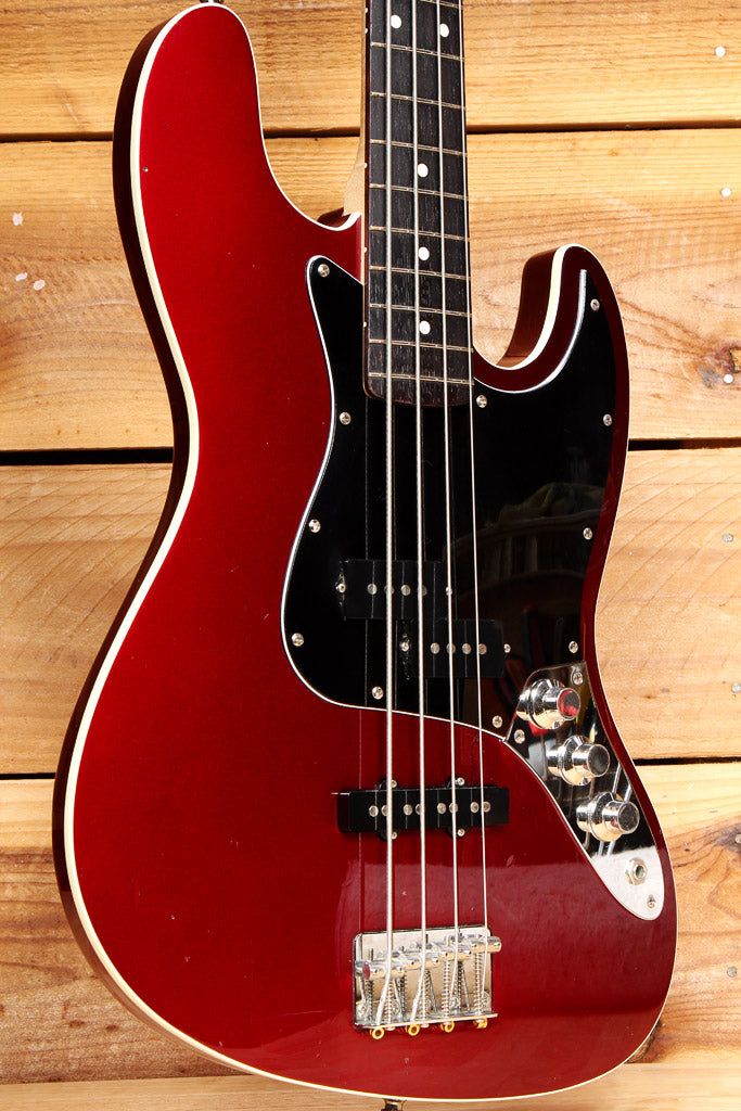 Fender Aerodyne J Jazz Bass Candy Apple Red MIJ w/ Matching Headstock 58941